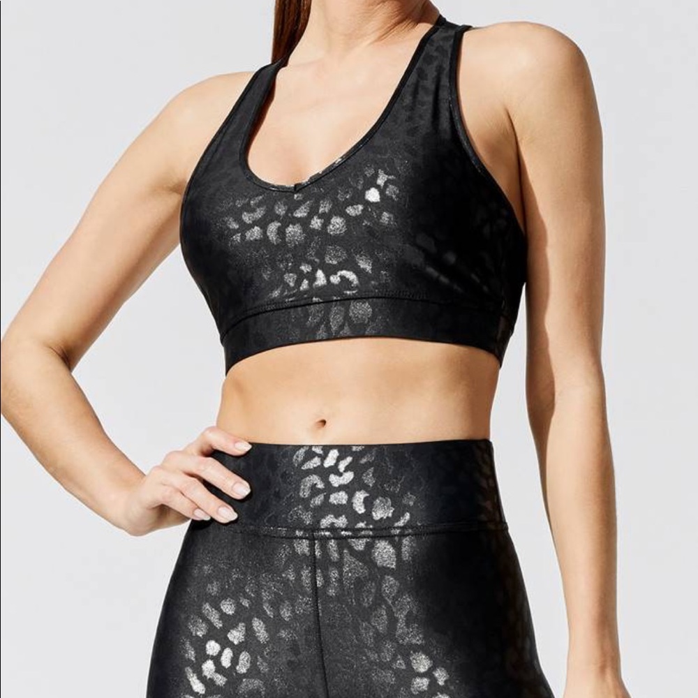 Carbon38 action bra 2.0 in leopard